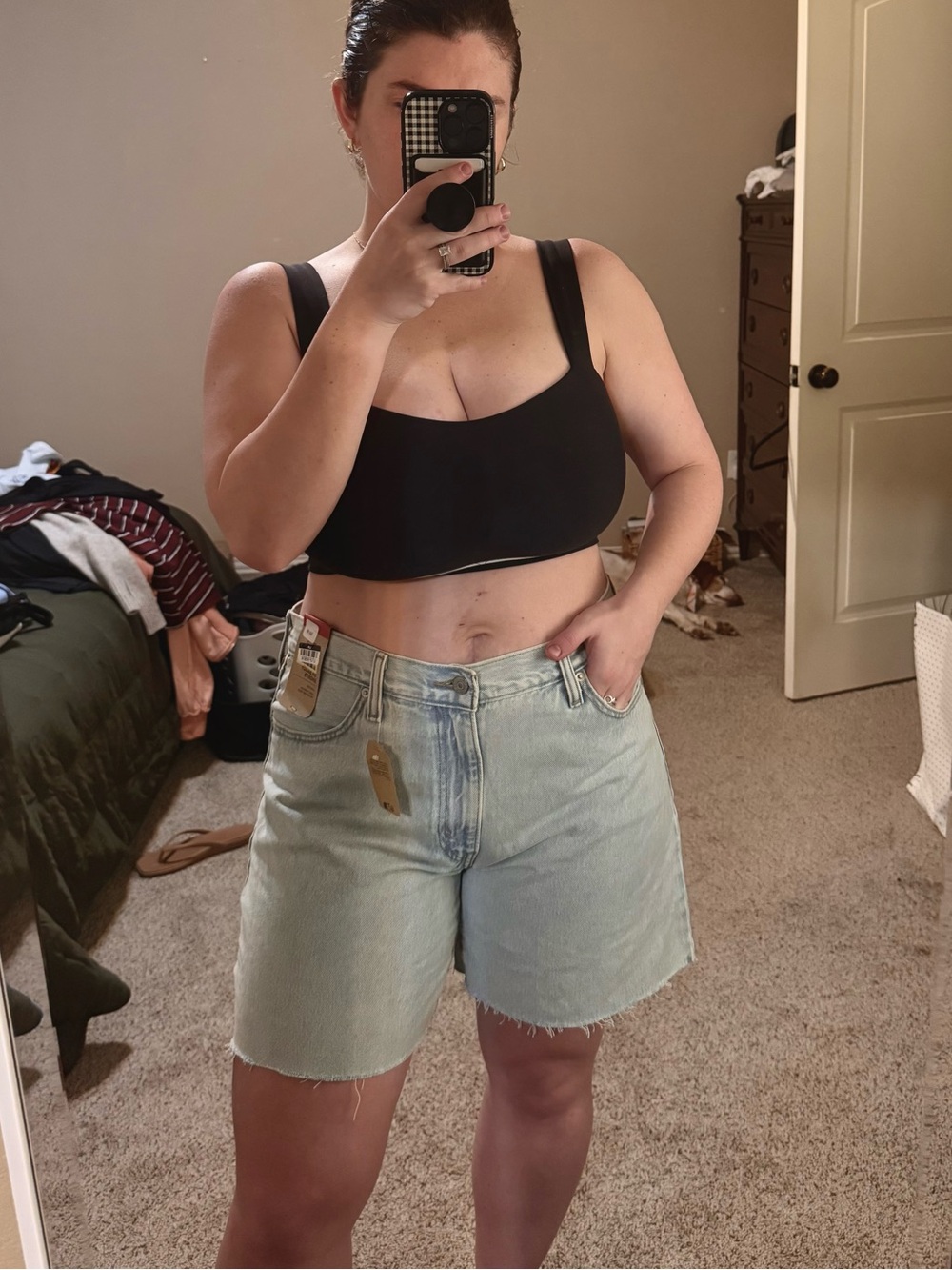 Levi’s 94 Baggy Shorts Size 32 Light Wash Denim NWT High Rise
